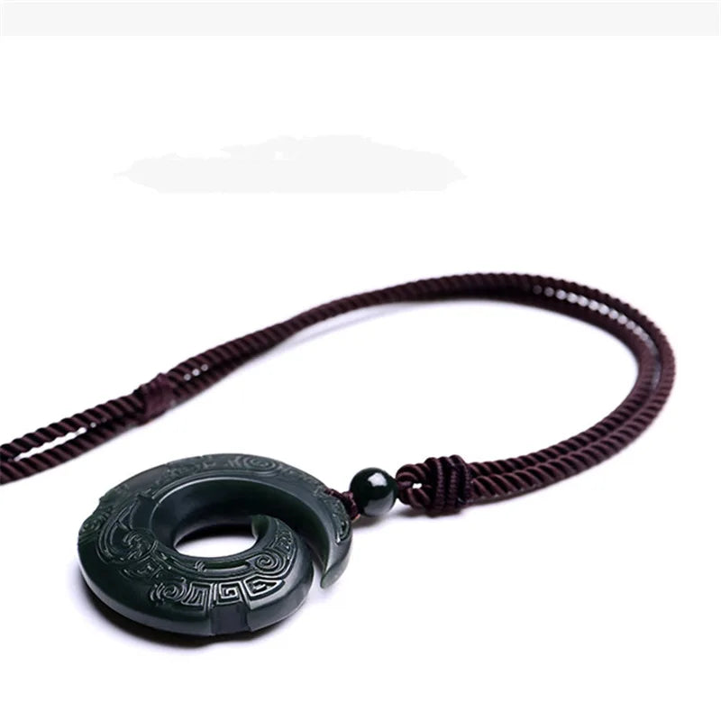 Hetian Jade Pendant Manifesting Necklace