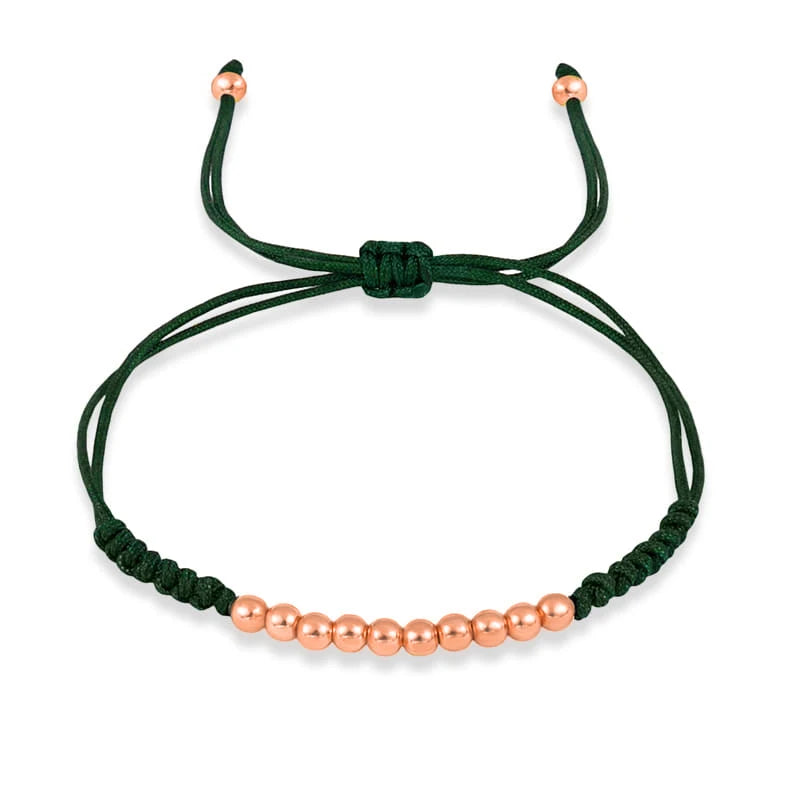 Ten Ball Gold-plated Brass Tibetan Buddhist Lucky Knot Macrame Bracelet Women 2024 New Fashion Red Black String Jewelry Present