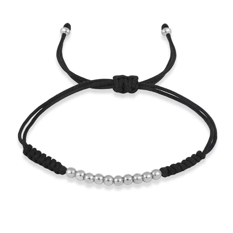 Ten Ball Gold-plated Brass Tibetan Buddhist Lucky Knot Macrame Bracelet Women 2024 New Fashion Red Black String Jewelry Present