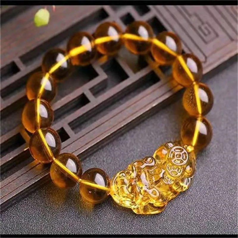 Citrine Pixiu Bracelet - Attract Wealth