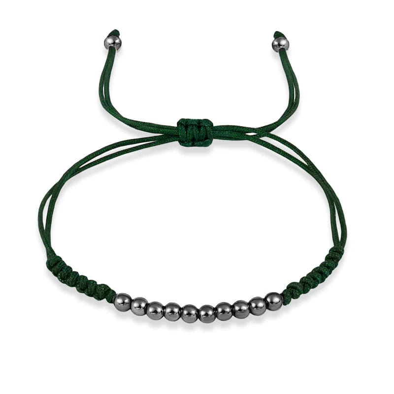 Ten Ball Gold-plated Brass Tibetan Buddhist Lucky Knot Macrame Bracelet Women 2024 New Fashion Red Black String Jewelry Present
