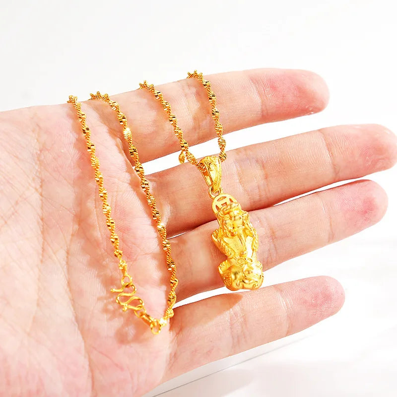 Gold Pixiu Necklace
