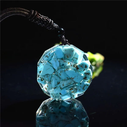 Orgonite Necklace Tree Of Life Pendant Energy Stone Reiki Chakra Yoga Necklace Healing Meditation orgonite protection Pendant