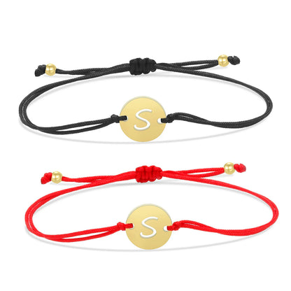 Ten Ball Gold-plated Brass Tibetan Buddhist  Lucky Knot Macrame Bracelet Women 2024 New Fashion Red Black String Jewelry Present